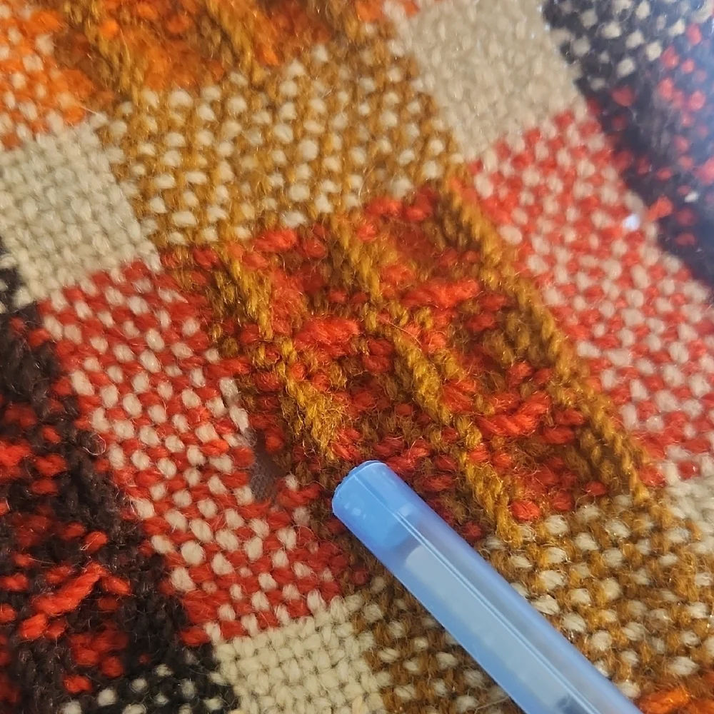 Pendleton Vintage Wool Motor Robe Plaid Fringe Blanket
